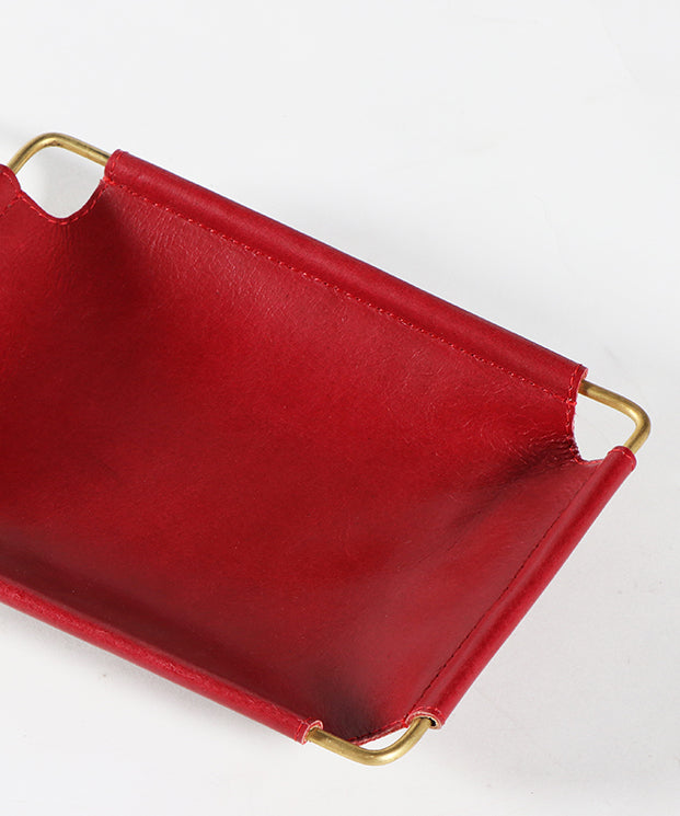Leather Velvet Tray