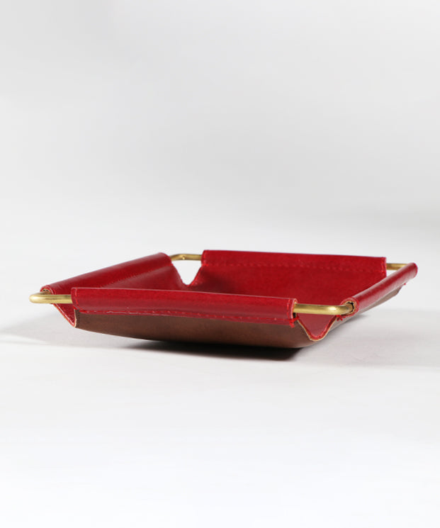 Leather Velvet Tray