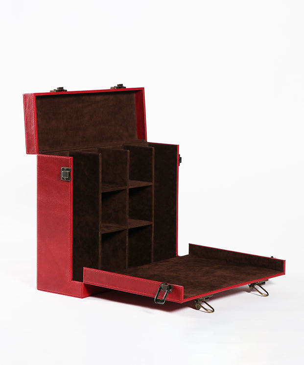 Leather (Full Grain) - Portable Whisky Bar Set