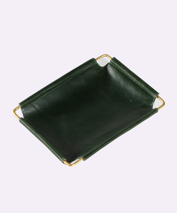 Leather Velvet Tray