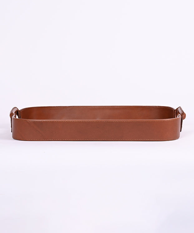 Handcrafted Real Leather Tray