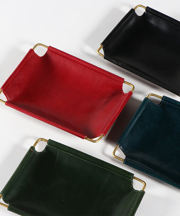 Leather Velvet Tray