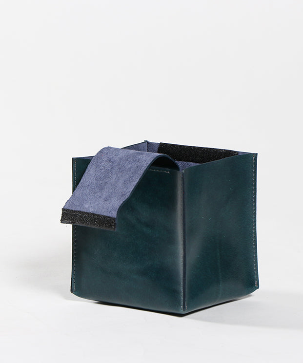 Soft Leather Tissue Box Small