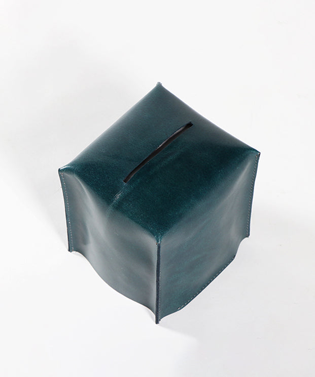 Soft Leather Tissue Box Small