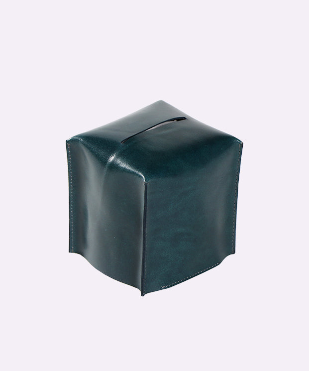 Soft Leather Tissue Box Small