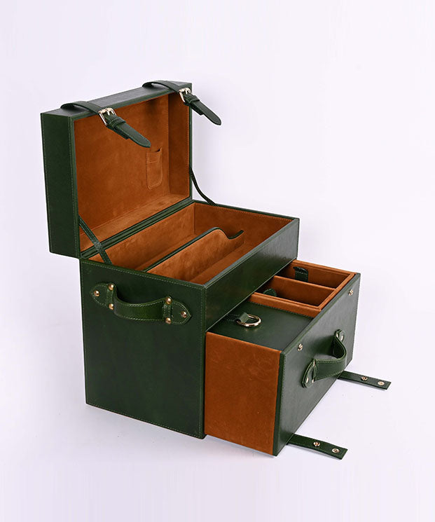 Customize Your Leather Portable Wine Box - Jamie