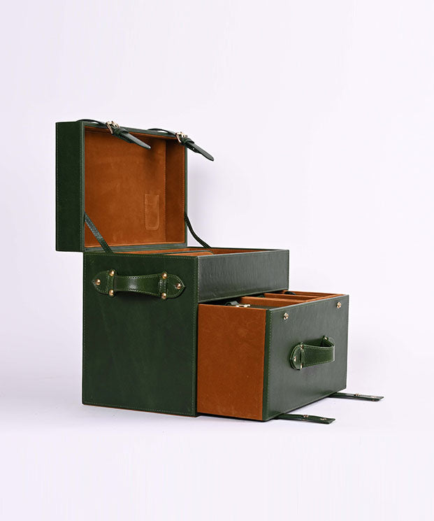 Customize Your Leather Portable Wine Box