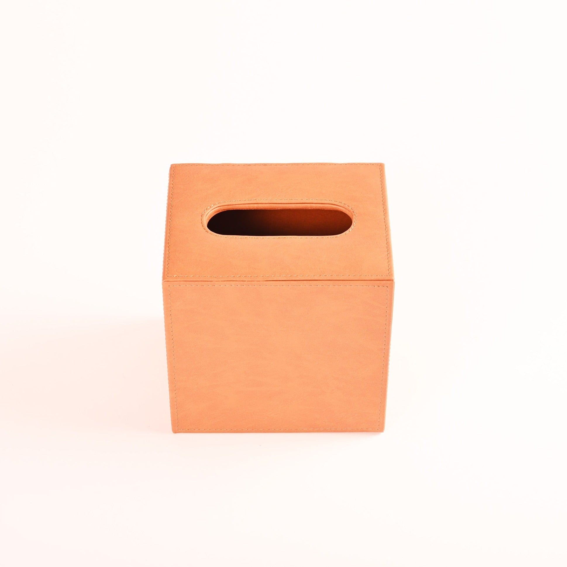 Leather Tissue Holder - Box