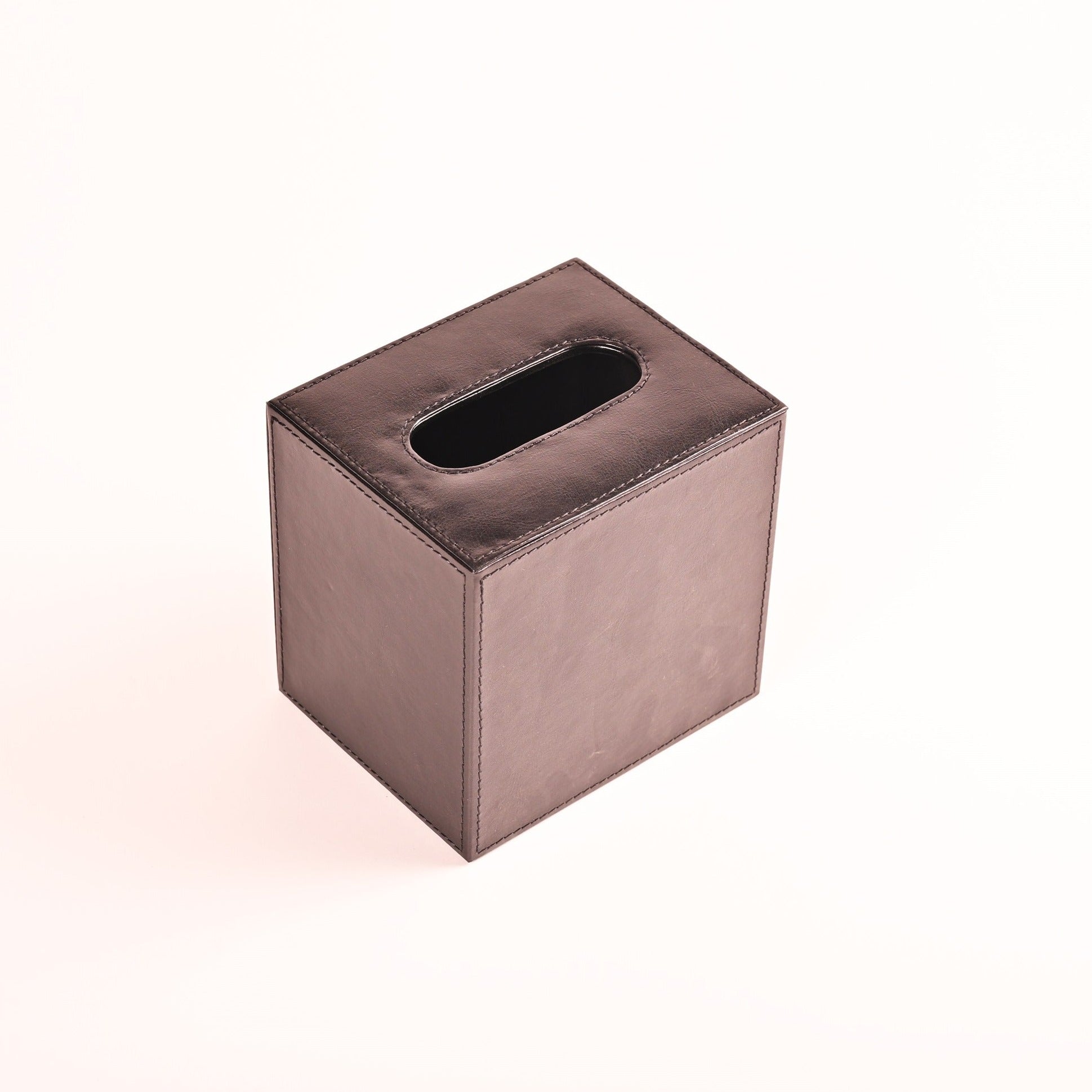 Leather Tissue Holder - Box