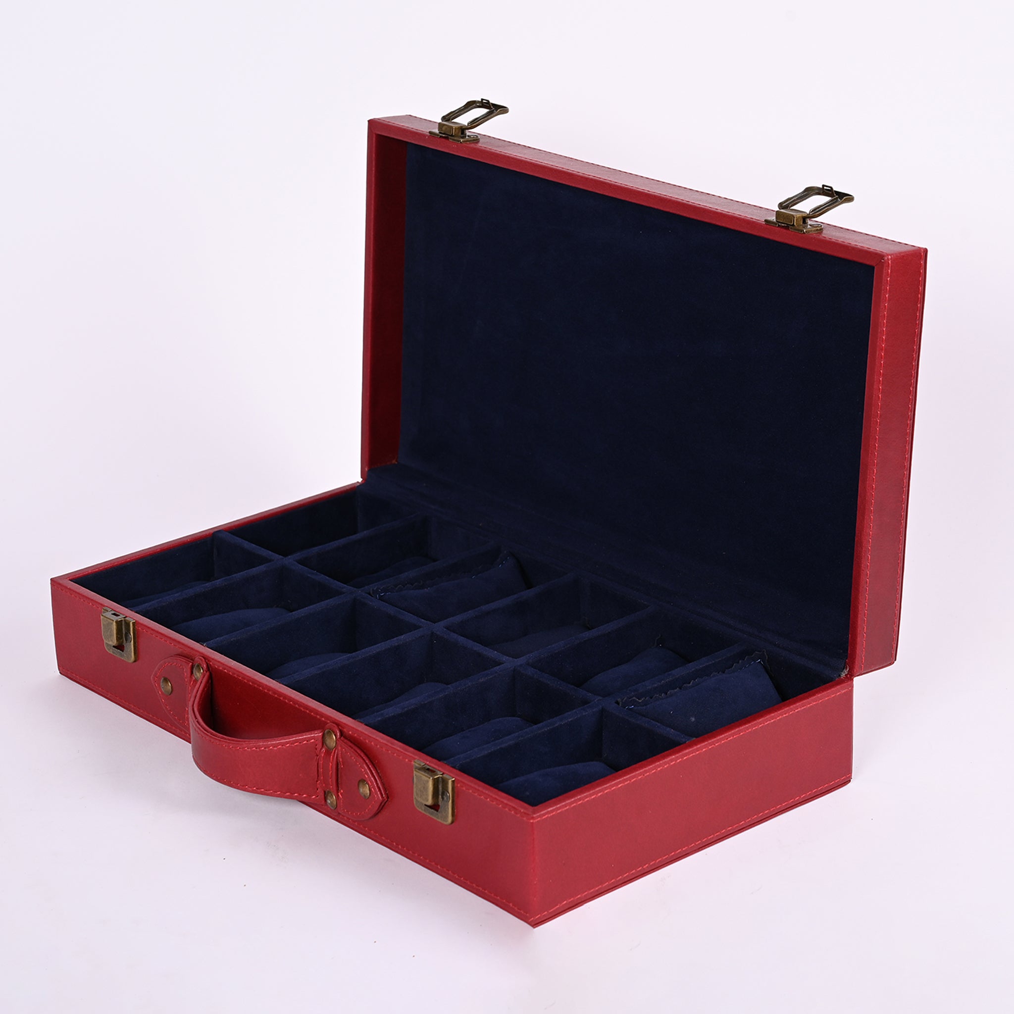 Luxury Leather Watch Box For 12 Watches