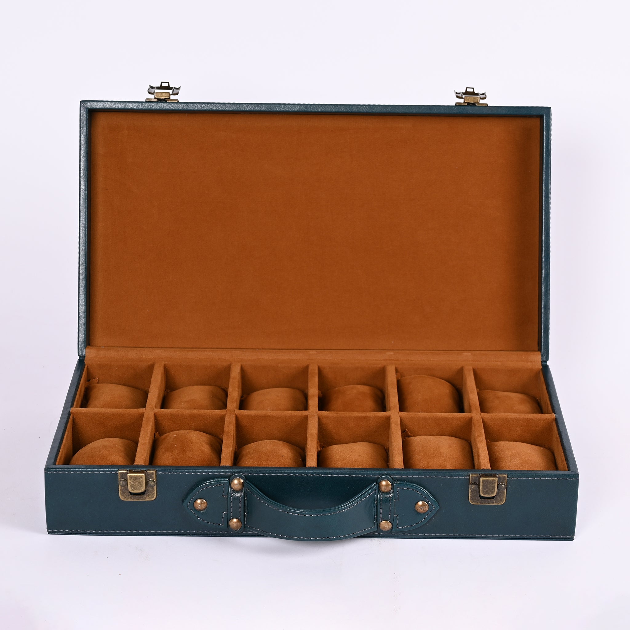 Luxury Leather Watch Box For 12 Watches