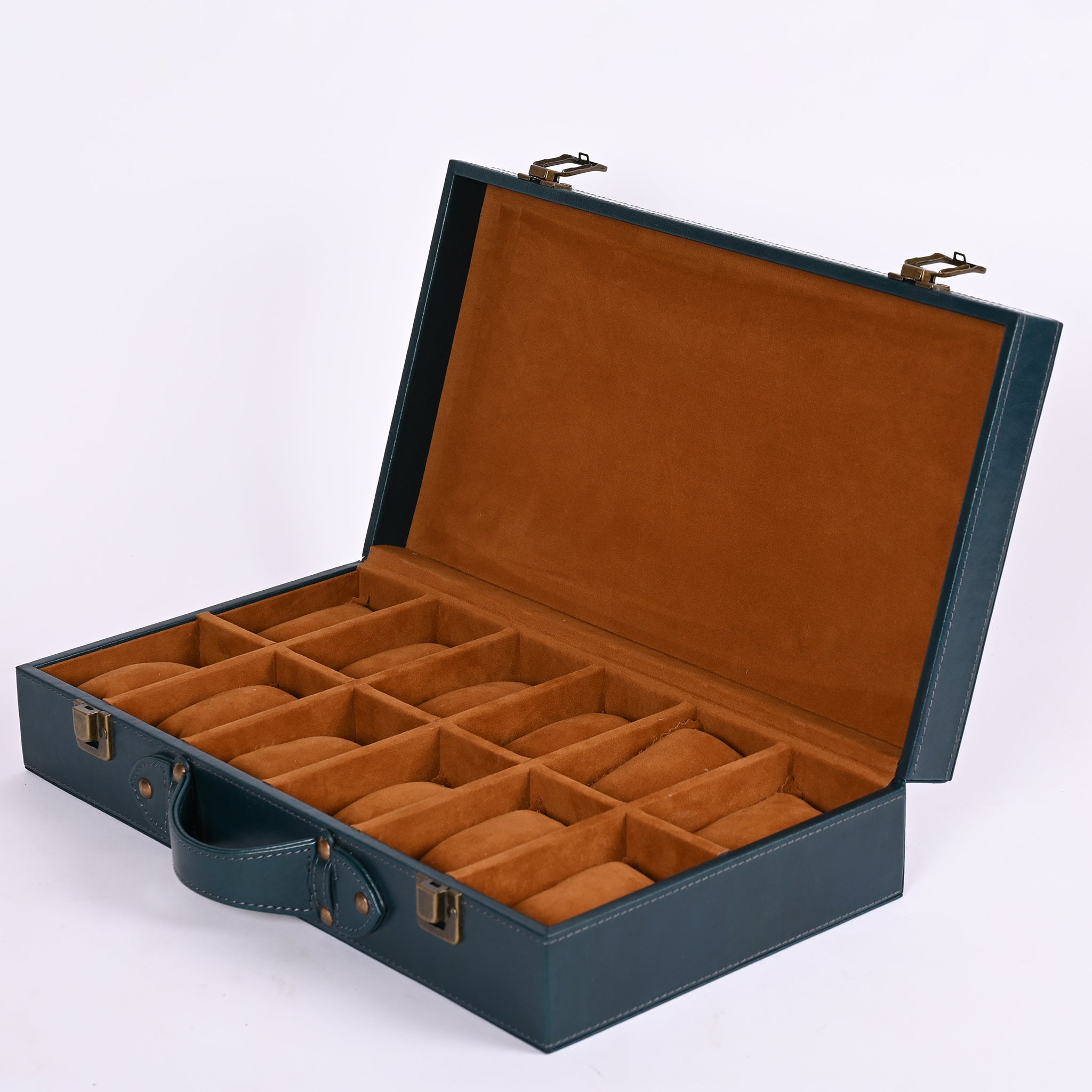 Luxury Leather Watch Box For 12 Watches