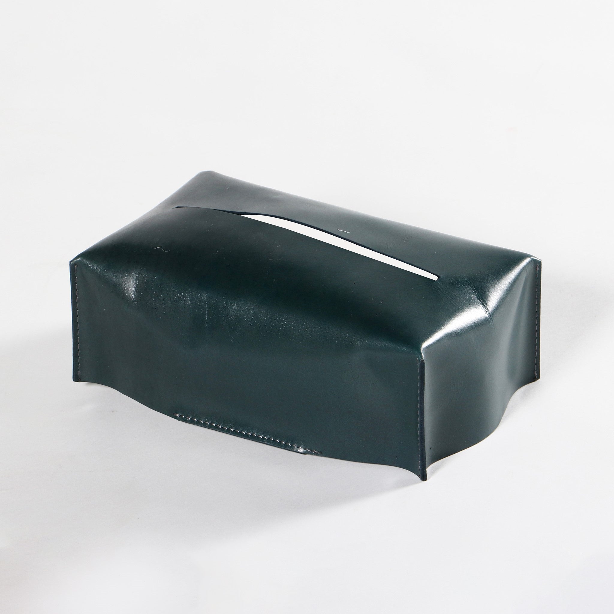 Genuine Leather Long Tissue Box