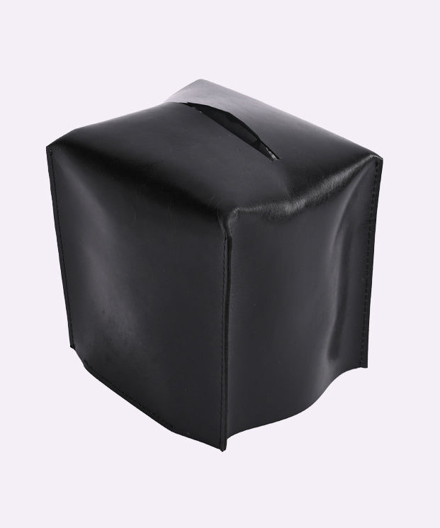 Soft Leather Tissue Box Small