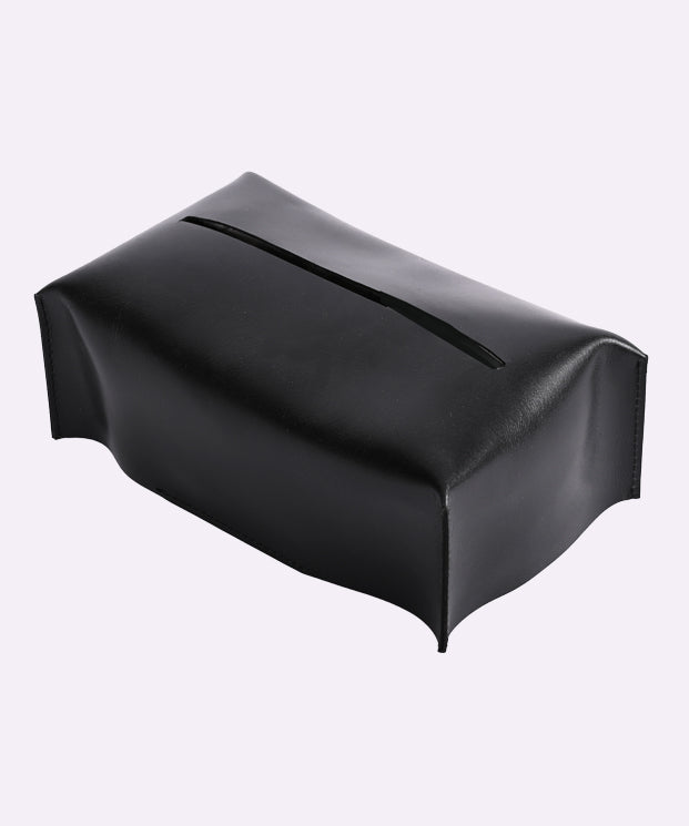 Genuine Leather Long Tissue Box