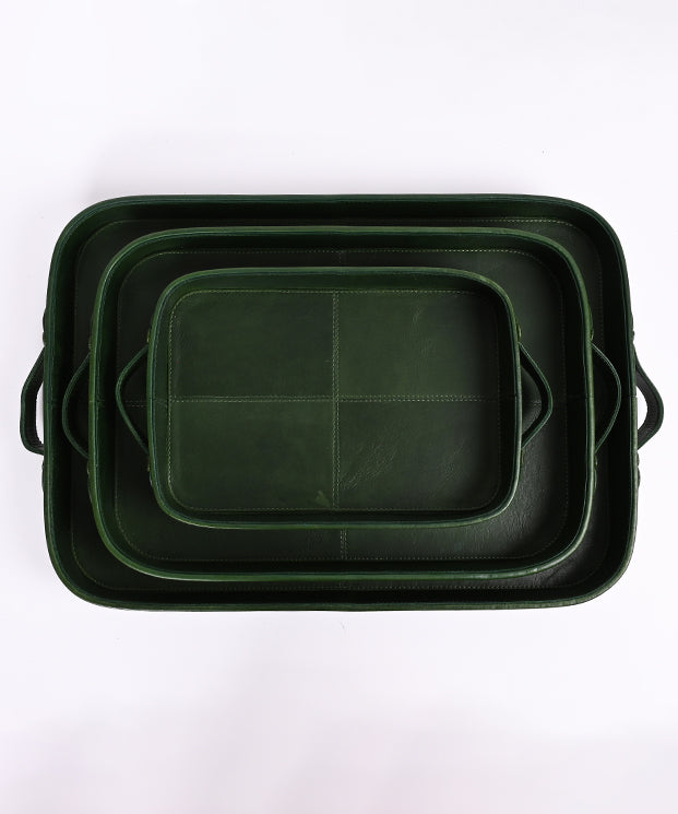 Genuine Leather Tray in 4 colors