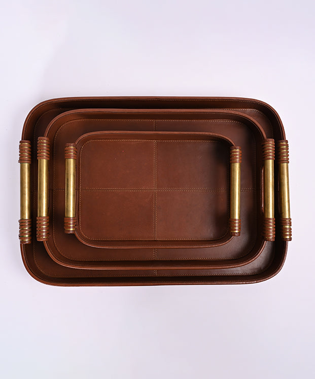 Full Grain Leather Tray